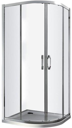 Душевая кабина Vento Tivoli Transparent Easy Clean, без поддона, 80 см x 80 см x 185 см, хромовый цв./прозрачный