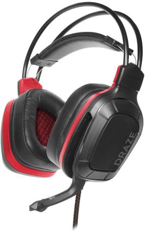 Juhtmega kõrvaklapid Speedlink Headset Draze, must v./punane v.