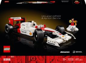 Konstruktors LEGO® Icons McLaren MP4/4 un Ayrton Senna 10330, 693 gab.