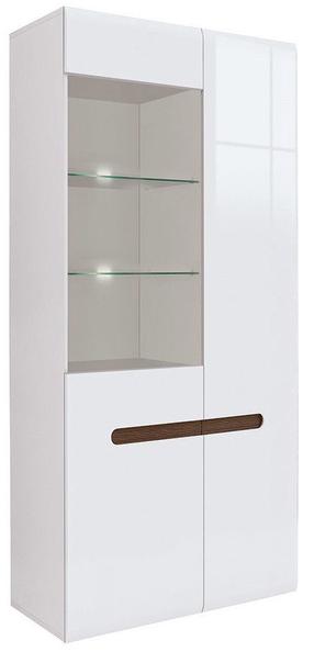Vitrina Azteca Trio REG1W1D/19/9, balta sp., 90 cm x 41 cm x 193 cm