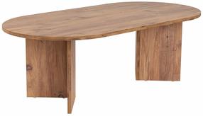 Kavos staliukas Nordure Sable, rudas, 60 cm x 119 cm x 40 cm