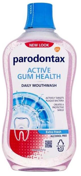 Mutes skalojamais šķīdums Parodontax Activ Gum Health, extra fresh, 500 ml