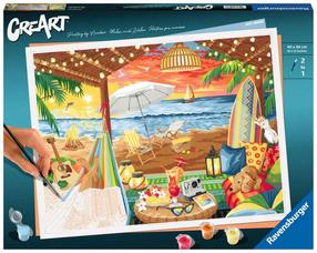 Картина по номерам Ravensburger CreArt Beach, многоцветный