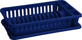 Indų džiovykla Curver Basic, 42 cm x 26.5 cm x 8.8 cm, plastikas, mėlyna sp.