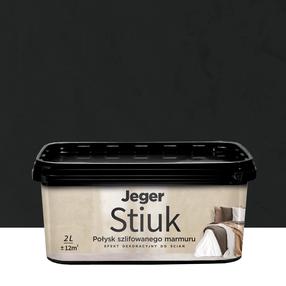 Dekoratyvinis tinkas, sienoms Jeger Stiuk Carbon, carbon sp., 2 l
