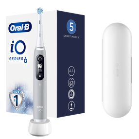Elektrinis dantų šepetėlis Oral-B iO 6, pilka sp.