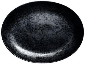 Serviravimo lėkštė Rak Porcelain Carbon, 36 cm, 27 cm, Juoda sp.