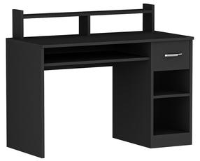 Rašomasis stalas su lentyna Kalune Design Eslem 550ARN2208, 120 cm x 55 cm, 93.3 cm, antracito sp.