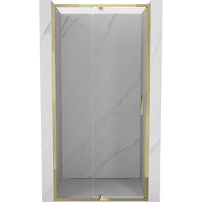 Dušo durys Mexen Exo, 110 cm x 200 cm, aukso sp./grūdintas