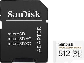 Atminties kortelė SanDisk High Endurance SDSQQNR-512G-GN6IA, 512 GB, 100 Mb/s - 40 Mb/s