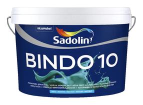 Krāsa Sadolin Bindo 10, balts krās., 2.5 l
