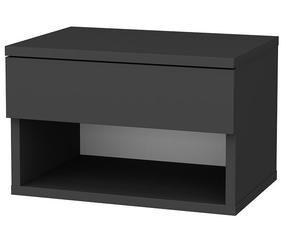 Naktsskapītis Kalune Design Jamot 322RTC1611, antracīta krās., 31.9 cm x 44.6 cm x 29 cm
