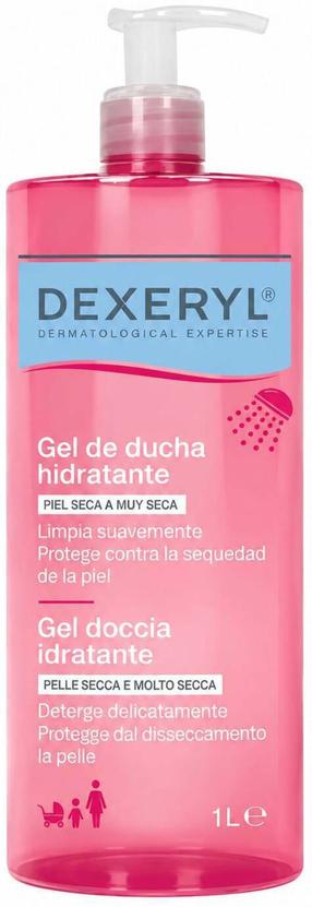 Kūno prausimosi želė Dexeryl Moisturizing, 1000 ml