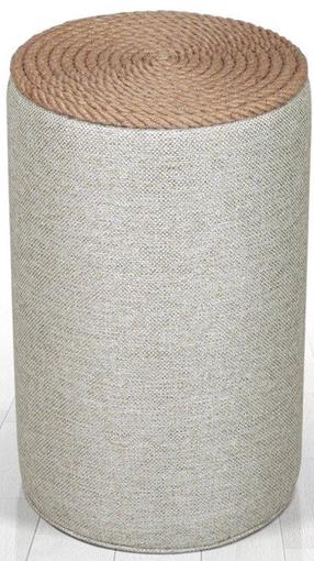 Pufas Hanah Home Filika 209FLF1245, pilka sp., 31 cm x 31 cm x 52 cm