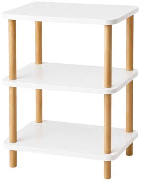 Staliukas Kalune Design Pk259, balta sp., 30 cm x 40 cm x 75 cm