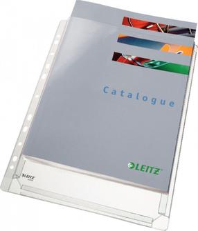 Kabatiņas Leitz Premium, 31 cm x 23.6 cm, A4, 5 gab., dokumentiem Caurspīdīga krās.