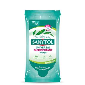 Влажные салфетки Sanytol Eucalyptus, для очищения/дезинфицировать, 36 шт.