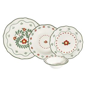 Pusdienu servīze Hermia Marcelin Fulya 24, porcelāna, daudzkrāsaina, 24 gab.