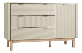 Komoda Pinio Miloo, šampano sp., 90.4 cm x 52.4 cm x 144.5 cm