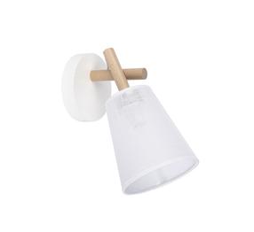 Lampa sienas TK Lighting Vaio 818, E27, 1 x 60 W, balta krās. / bēša krās.