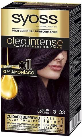 Matu krāsa Syoss Oleo Intense, violino krās., 3-33, 115 ml