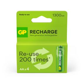 Įkraunamas elementas GP GPRHC132C199, AA, 1300 mAh, 4 vnt.