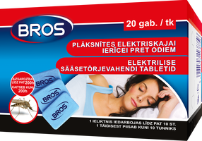 Пластинки для электроприборов Bros, 20 шт.