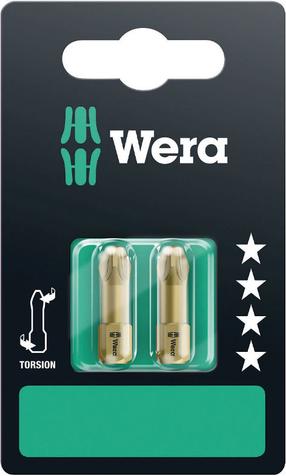 Набор насадок Wera 855/1 TH, PZ3, 25 мм, 1/4"