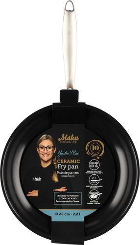 Keptuvė Maku Gastro Plus 651770, Ø 28 cm, aliuminis/nerūdijantysis plienas