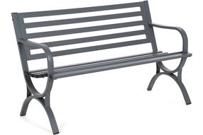 Скамейка на открытом воздухе Simple 746318, серый цв., 60 см x 127 см x 79 см