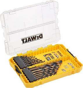 Набор сверл по металлу Dewalt DT70755-QZ, металл, hss-g, прямой, 1-12 мм x 15 см