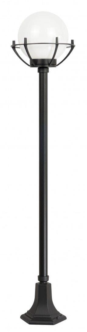 Brīvi stāvošs āra gaismeklis Su-Ma Kule, 60W, E27, IP43, melna krās., 25 cm x 152 cm