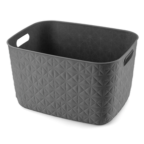 Krepšelis, daiktų saugojimo Curver Softex, 19 l, tamsiai pilka sp., 37.9 x 22.1 x 29.2 cm