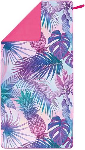 Paplūdimio rankšluostis Nils NCR14 Pineapple, rožinė sp./violetinė sp., 160 cm x 80 cm