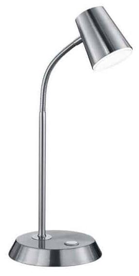 Galda stāvlampas Trio Narcos 573190107, LED, 6.9W, balta krās./niķeļa krās./niķeļa krās.