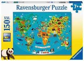 Пазл Ravensburger Maps, 36 см x 49 см, 150 шт., многоцветный