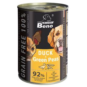 Šlapias šunų maistas Certech Super Beno Duck With Green Peas, 0.415 kg