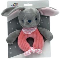 Barškutis Tulilo Bunny, rožinė sp./pilka sp.