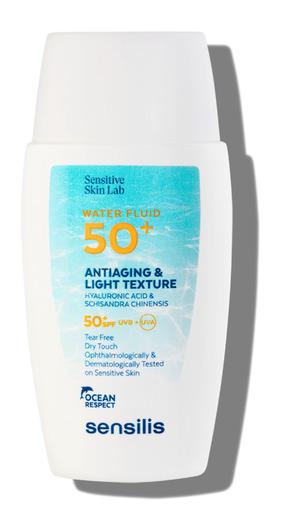 Средство для ухода за загаром для тела Sensilis Antiaging & Light Texture SPF50+, 40 мл