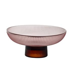 Serveerimisalus Allesken Daz Glass, Ø 17 cm, roosa v., klaas