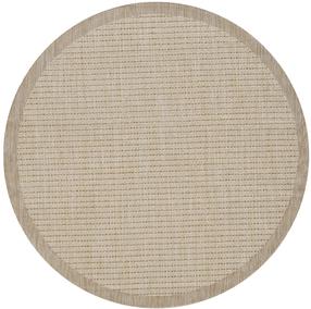 Kilimas lauko terasoms Ayyildiz Giza 1410, smėlio sp., 160 cm x 160 cm