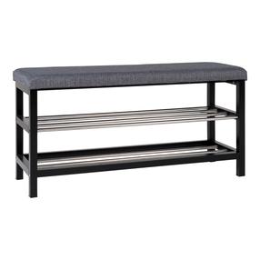 Prieškambario suoliukas House Nordic Padova, pilka sp., 100 cm x 34 cm x 50 cm