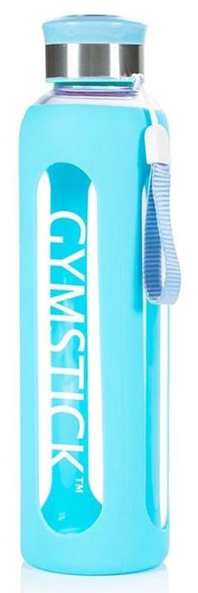 Gertuvė Gymstick Drinking Bottle 592GY61143TU, mėlyna sp., stiklas, 0.6 l