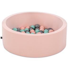 Baseinas su kamuoliukais Kalune Design Bubble Pops, ⌀ 7 cm, mėtinė (mint) sp. pilka sp.