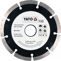 Deimantinis diskas Yato YT-6003, 125 mm x 22.2 mm x 2.2 mm