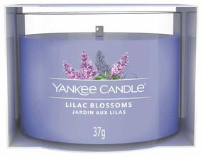 Žvakė, aromatinė Yankee Candle Mini Lilac Blossoms, 7 - 10 h, 37 g, Violetinė