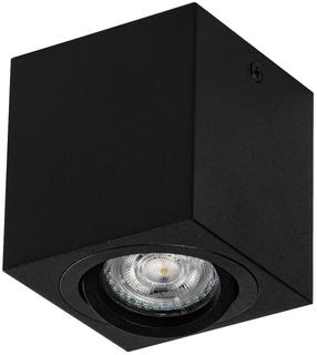 Lampa griesti Ledvance Surface, GU10, 1, melna krās. / melna krās., 8 x 8 x 9.5 cm