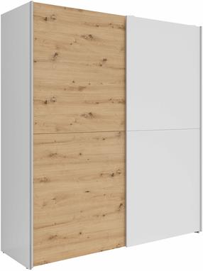 Spinta Time 2, balta sp./medžio sp./artisan oak sp., 59 cm x 170.3 cm x 190.5 cm