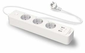 Pikendusjuhe TP-Link Smart Wi-Fi, 1.5 m, 3 pesa, 3USB, valge v.