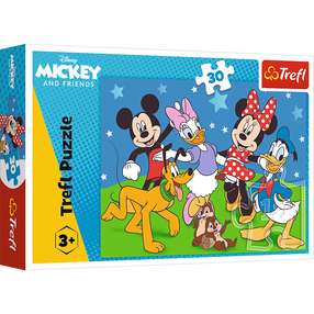 Dėlionė Trefl Disney Mickey 18309, 20 cm x 27 cm, 30 vnt., įvairių spalvų